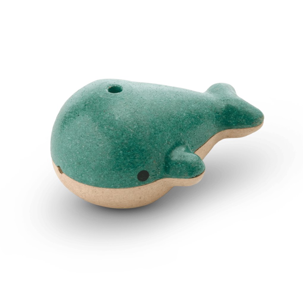 PlanToys Whale Whistle wooden toy ของเล่นไม้แปลนทอยส์ นกหวีดปลาวาฬ ของเล่นฝึกทักษะ สำหรับอายุ 3 ปีขึ้นไป