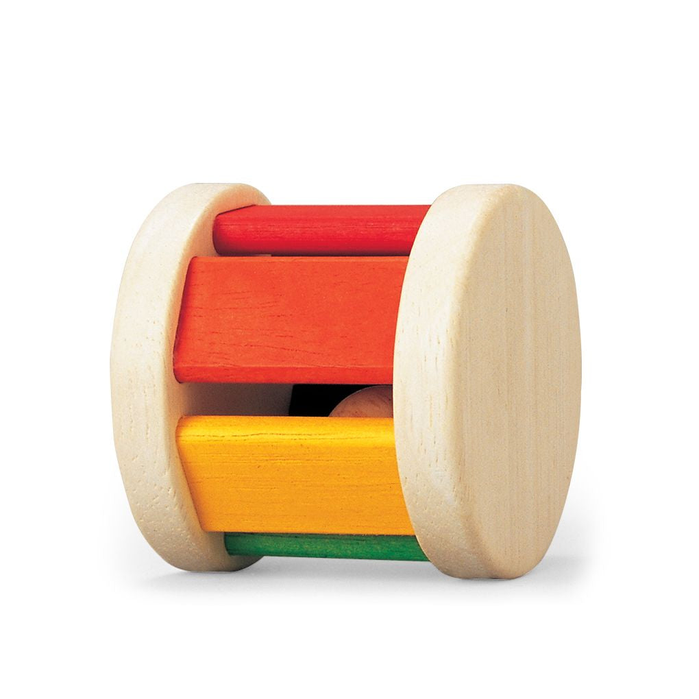 PlanToys Roller wooden toy ของเล่นไม้แปลนทอยส์ ลูกกลิ้งแสนสนุก ประเภทของเล่นเด็กอ่อน สำหรับอายุ 6 เดือนขึ้นไป