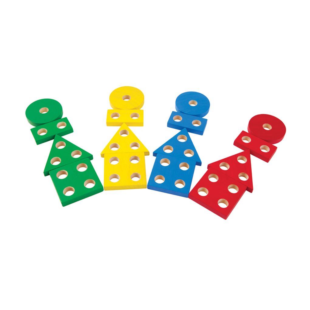 PlanToys Geometric Sorting Board wooden toy ของเล่นไม้แปลนทอยส์ แป้นเรขาสวมหลัก ของเล่นฝึกทักษะ สำหรับอายุ 2 ปีขึ้นไป