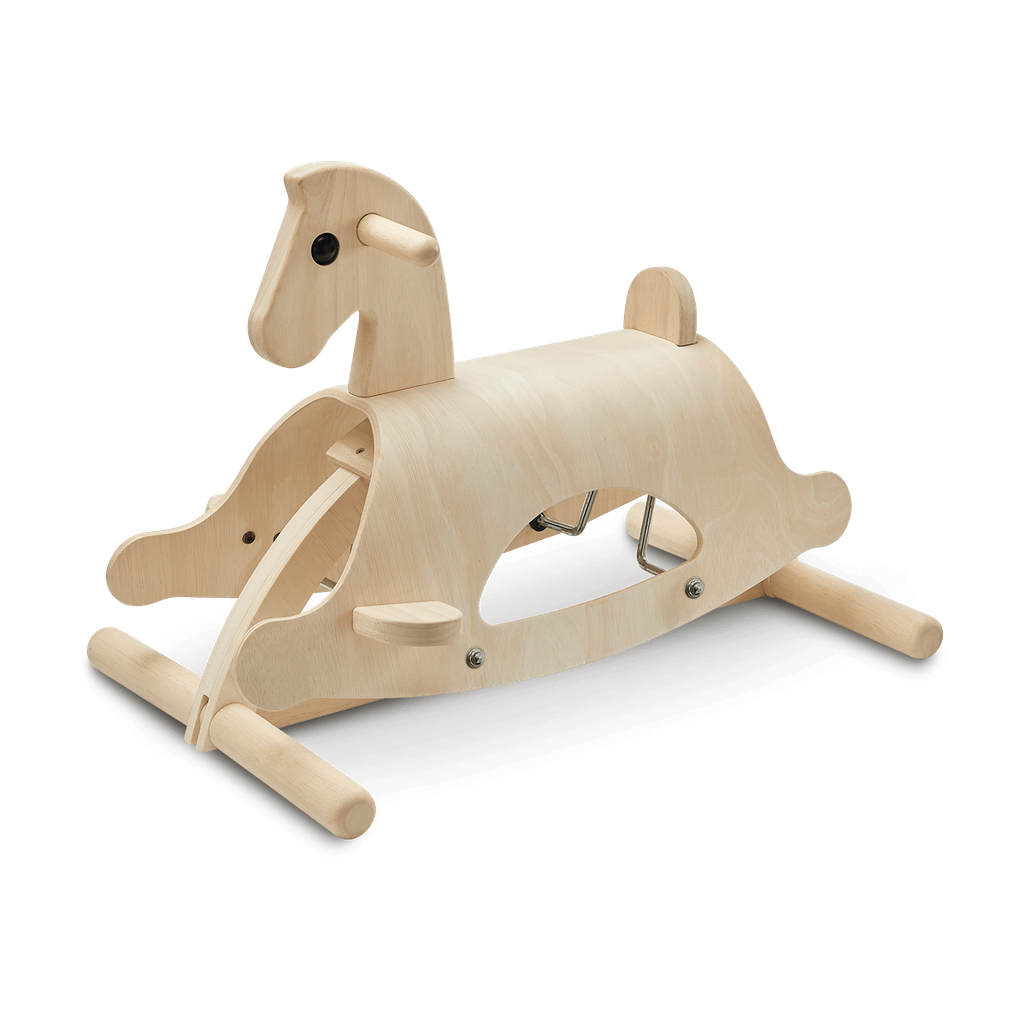 PlanToys Lusitano wooden toy ของเล่นไม้แปลนทอยส์ ม้าแข่งโยกเยก ประเภทของเล่นชวนเคลื่อนไหว สำหรับอายุ 2 ปีขึ้นไป