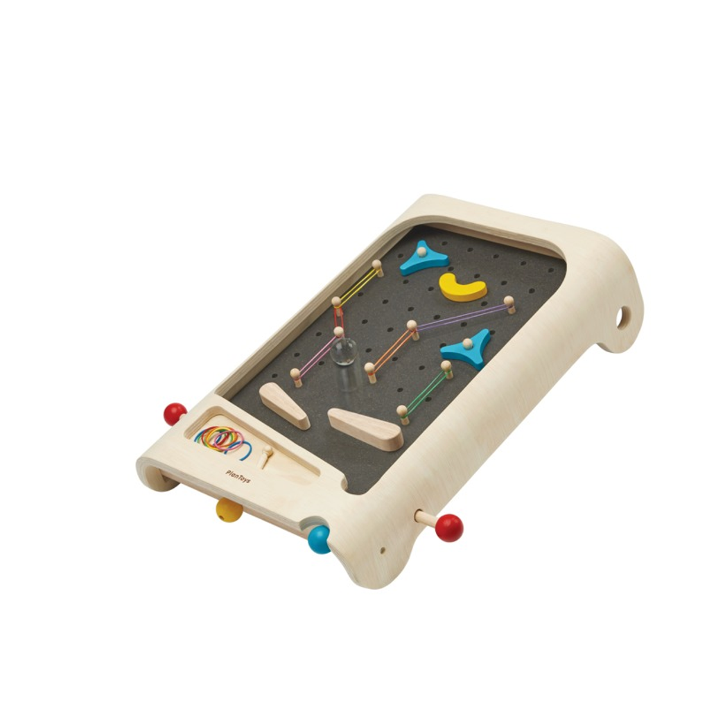 PlanToys Pinball wooden toy ของเล่นไม้แปลนทอยส์ พินบอล ประเภทเกมฝึกคิด สำหรับอายุ 3 ปีขึ้นไป