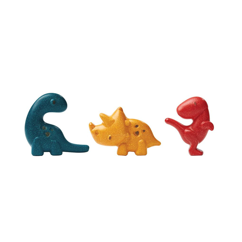 PlanToys Dino Puzzle wooden toy ของเล่นไม้แปลนทอยส์ ตัวต่อไดโนเสาร์ ประเภทเกมฝึกคิด สำหรับอายุ 18 เดือนขึ้นไป