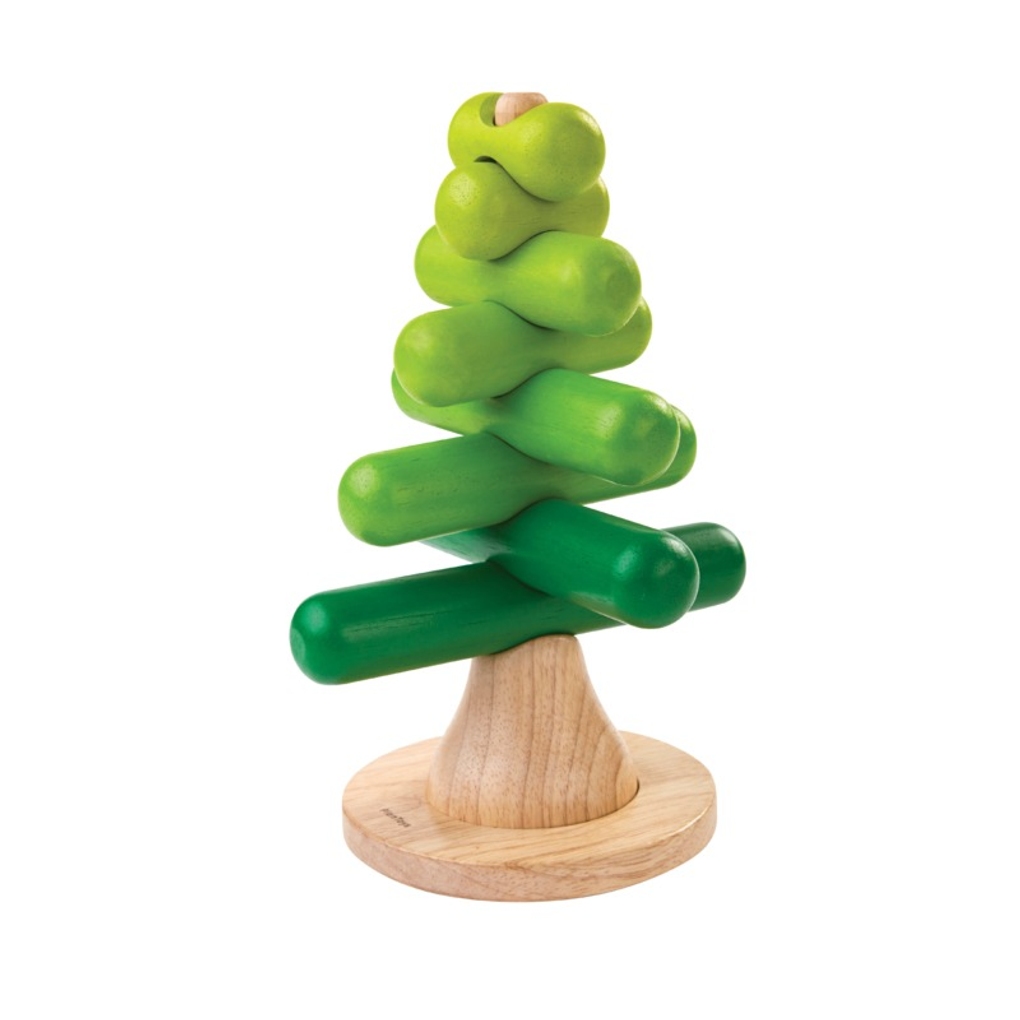 PlanToys Stacking Tree wooden toy ของเล่นไม้แปลนทอยส์ เรียงต้นไม้ ของเล่นฝึกทักษะ สำหรับอายุ 2 ปีขึ้นไป