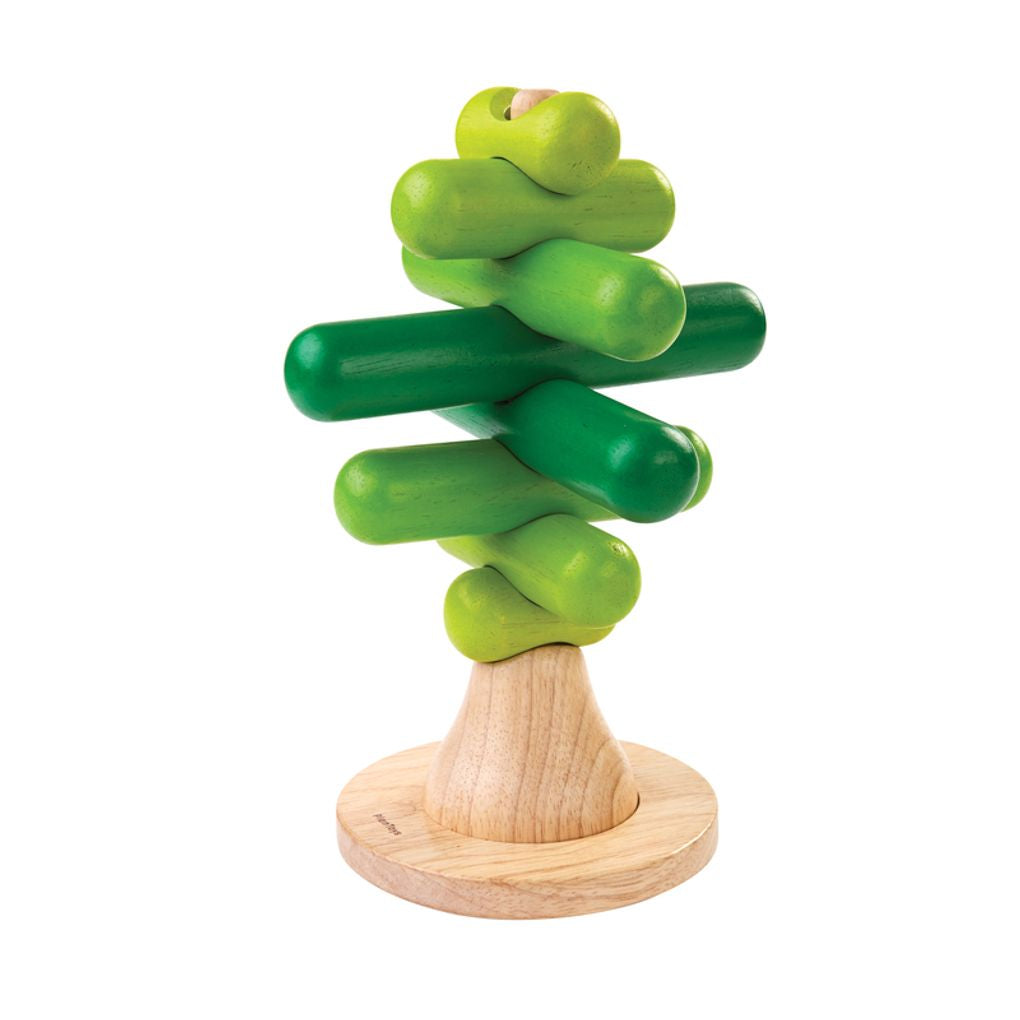 PlanToys Stacking Tree wooden toy ของเล่นไม้แปลนทอยส์ เรียงต้นไม้ ของเล่นฝึกทักษะ สำหรับอายุ 2 ปีขึ้นไป