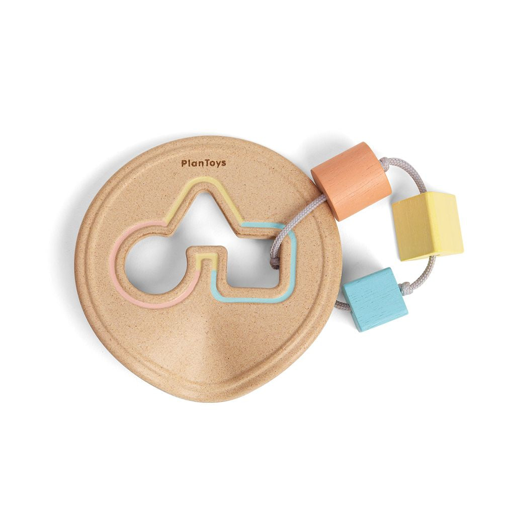 PlanToys pastel Shape Sorter wooden toy ของเล่นไม้แปลนทอยส์ ถาดรูปทรงเรขาคณิต ประเภทของเล่นเด็กอ่อน สำหรับอายุ 12 เดือนขึ้นไป