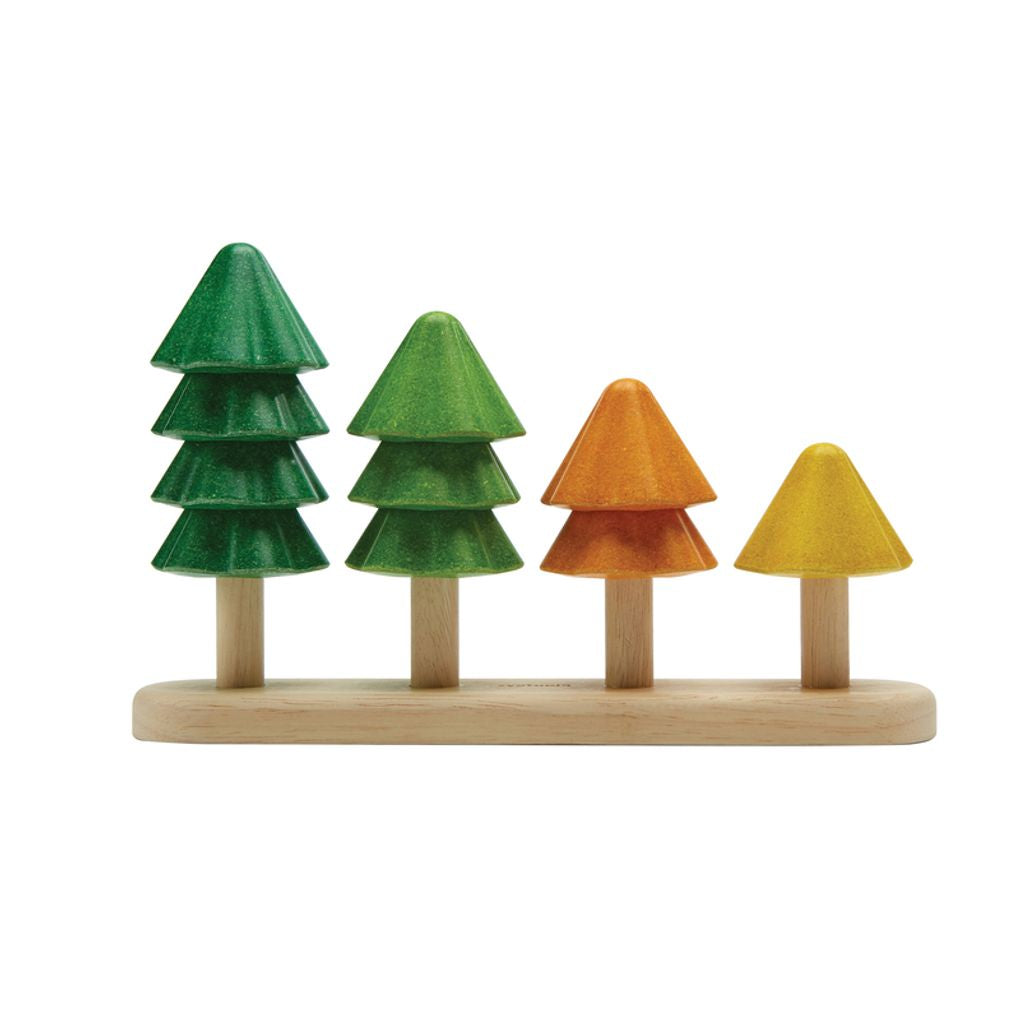 PlanToys Sort & Count Trees wooden toy ของเล่นไม้แปลนทอยส์ ต้นไม้นับเรียง ของเล่นฝึกทักษะ สำหรับอายุ 18 เดือนขึ้นไป