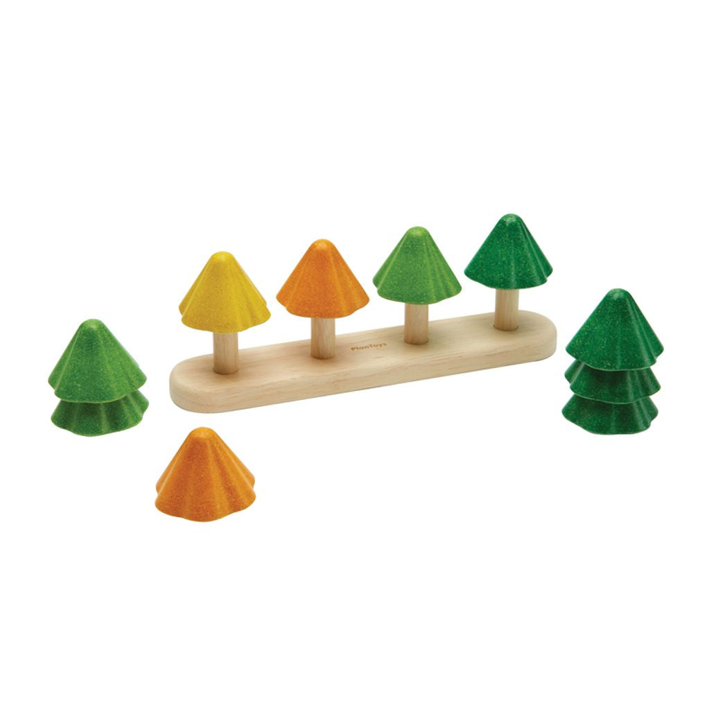 PlanToys Sort & Count Trees wooden toy ของเล่นไม้แปลนทอยส์ ต้นไม้นับเรียง ของเล่นฝึกทักษะ สำหรับอายุ 18 เดือนขึ้นไป