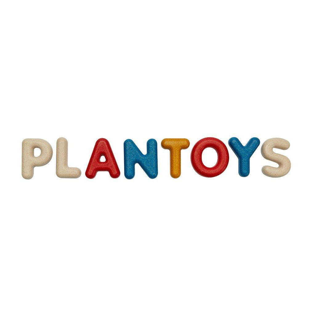 PlanToys Upper Case Alphabet wooden toy ของเล่นไม้แปลนทอยส์ ตัวอักษรภาษาอังกฤษพิมพ์ใหญ่ ของเล่นฝึกทักษะ สำหรับอายุ 2 ปีขึ้นไป