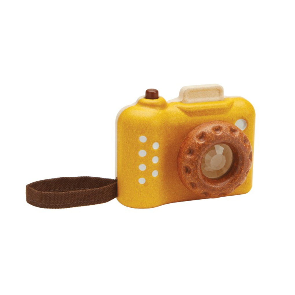 PlanToys orchard My First Camera wooden toy ของเล่นไม้แปลนทอยส์ โทรศัพท์เครื่องแรก ประเภทบทบาทสมมุติ สำหรับอายุ 18 เดือนขึ้นไป