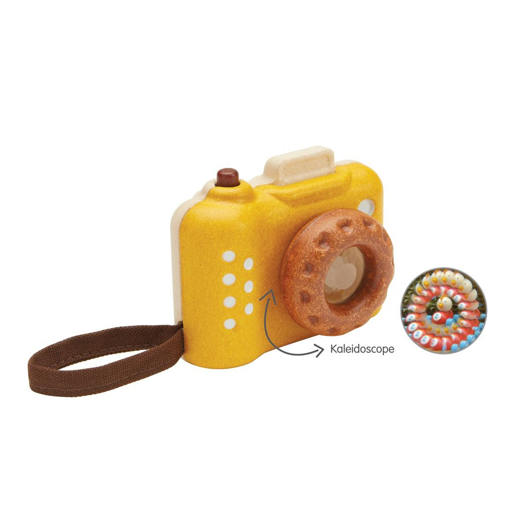 PlanToys orchard My First Camera wooden toy ของเล่นไม้แปลนทอยส์ โทรศัพท์เครื่องแรก ประเภทบทบาทสมมุติ สำหรับอายุ 18 เดือนขึ้นไป