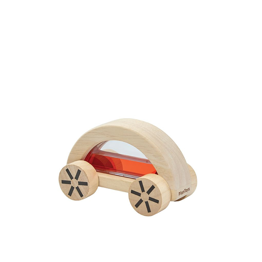 PlanToys Wautomobile wooden toy ของเล่นไม้แปลนทอยส์ รถบล็อกโค้งน้ำ ประเภทของเล่นชวนเคลื่อนไหว สำหรับอายุ 18 เดือนขึ้นไป