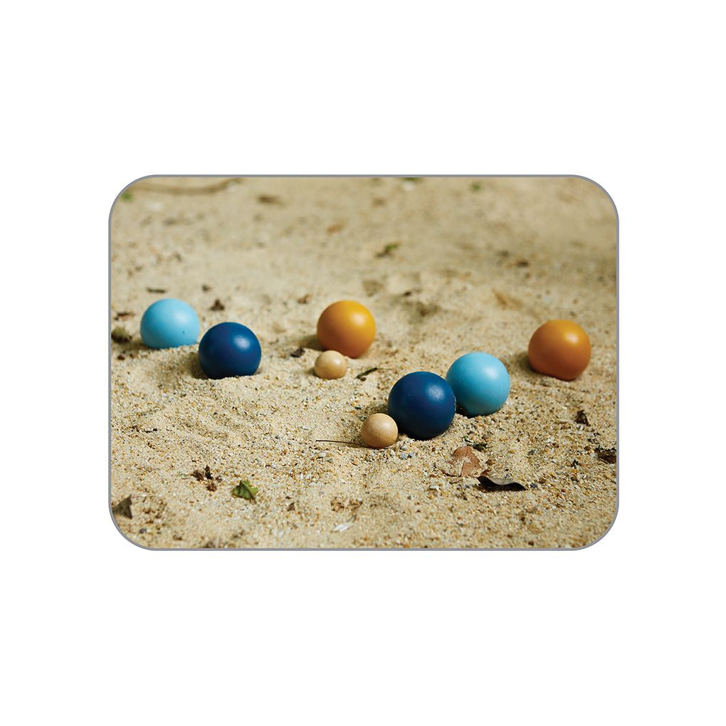 PlanToys Pétanque wooden toy ของเล่นไม้แปลนทอยส์ เปตอง ประเภทของเล่นชวนเคลื่อนไหว สำหรับอายุ 3 ปีขึ้นไป