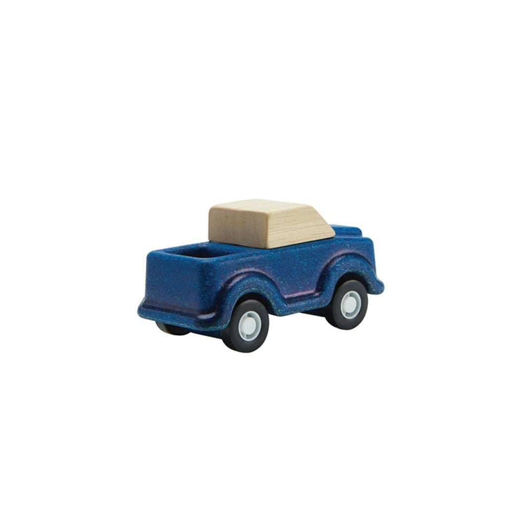 PlanToys blue Truck wooden toy ของเล่นไม้แปลนทอยส์ รถบรรทุก ประเภทบทบาทสมมุติ สำหรับอายุ 3 ปีขึ้นไป