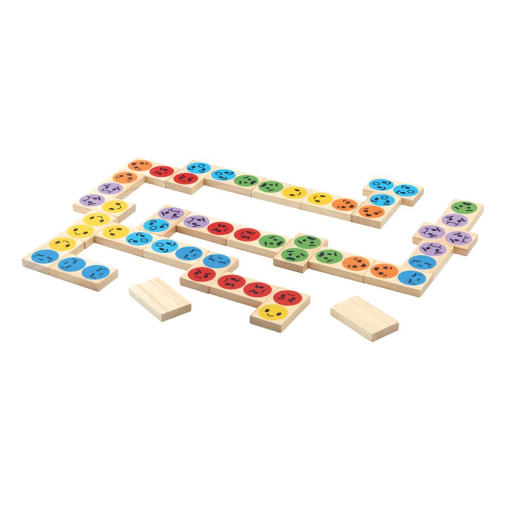 PlanToys Mood Dominos wooden toy Better Aging ของเล่นไม้แปลนทอยส์ ตัวต่อบอกอารมณ์ ของเล่นผู้สูงอายุ สำหรับทุกวัย