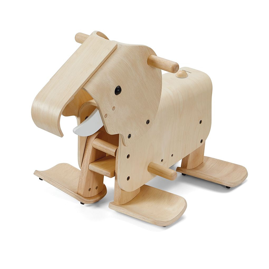 PlanToys natural Walking Elephant wooden toy ของเล่นไม้แปลนทอยส์ ช้างน้อยหัดเดิน ประเภทของเล่นชวนเคลื่อนไหว สำหรับอายุ 2 ปีขึ้นไป