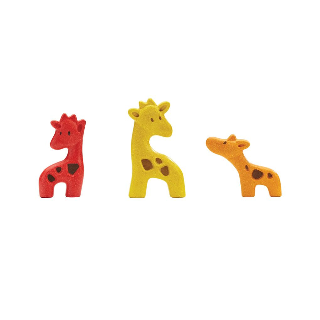 PlanToys Giraffe Puzzle wooden toy ของเล่นไม้แปลนทอยส์ จิ๊กซอว์ยีราฟ ประเภทเกมฝึกคิด สำหรับอายุ 18 เดือนขึ้นไป