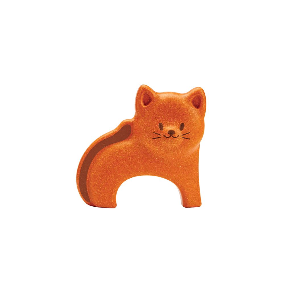 PlanToys Cat Puzzle wooden toy ของเล่นไม้แปลนทอยส์ จิ๊กซอว์แมว ประเภทเกมฝึกคิด สำหรับอายุ 18 เดือนขึ้นไป