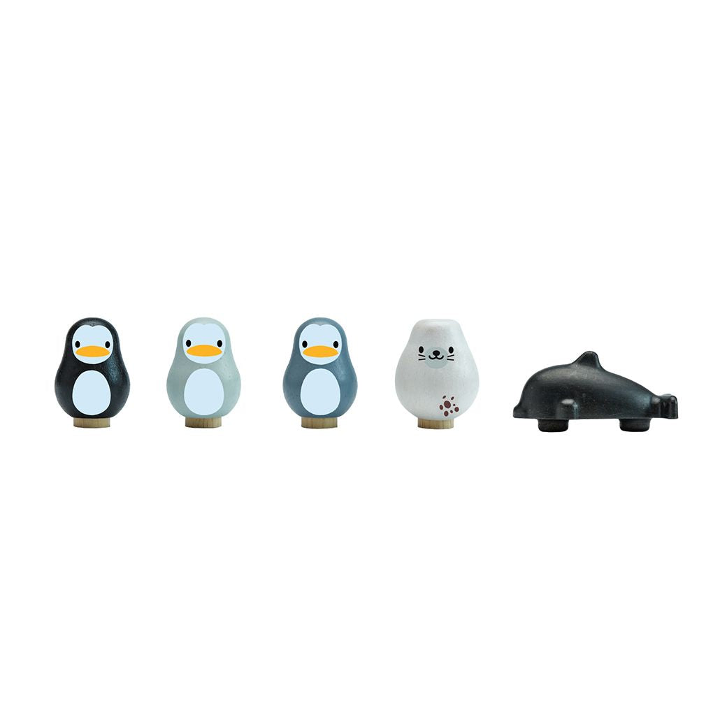 PlanToys Finding Penguin Game wooden toy ของเล่นไม้แปลนทอยส์ เกมตามหาเพนกวิน ประเภทเกมฝึกคิด สำหรับอายุ 3 ปีขึ้นไป
