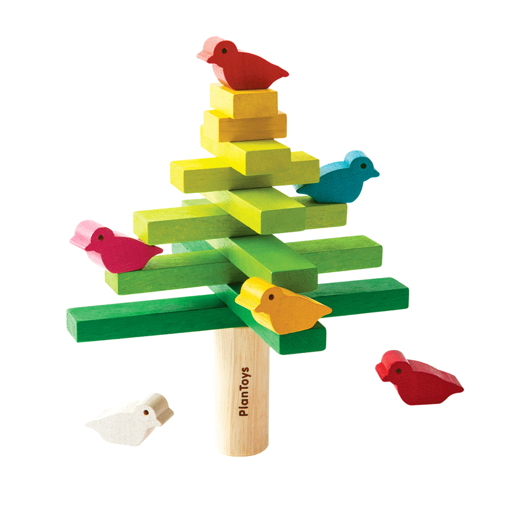 PlanToys Balancing Tree wooden toy ของเล่นไม้แปลนทอยส์ ต้นไม้สร้างสมดุล ประเภทเกมฝึกคิด สำหรับอายุ 3 ปีขึ้นไป