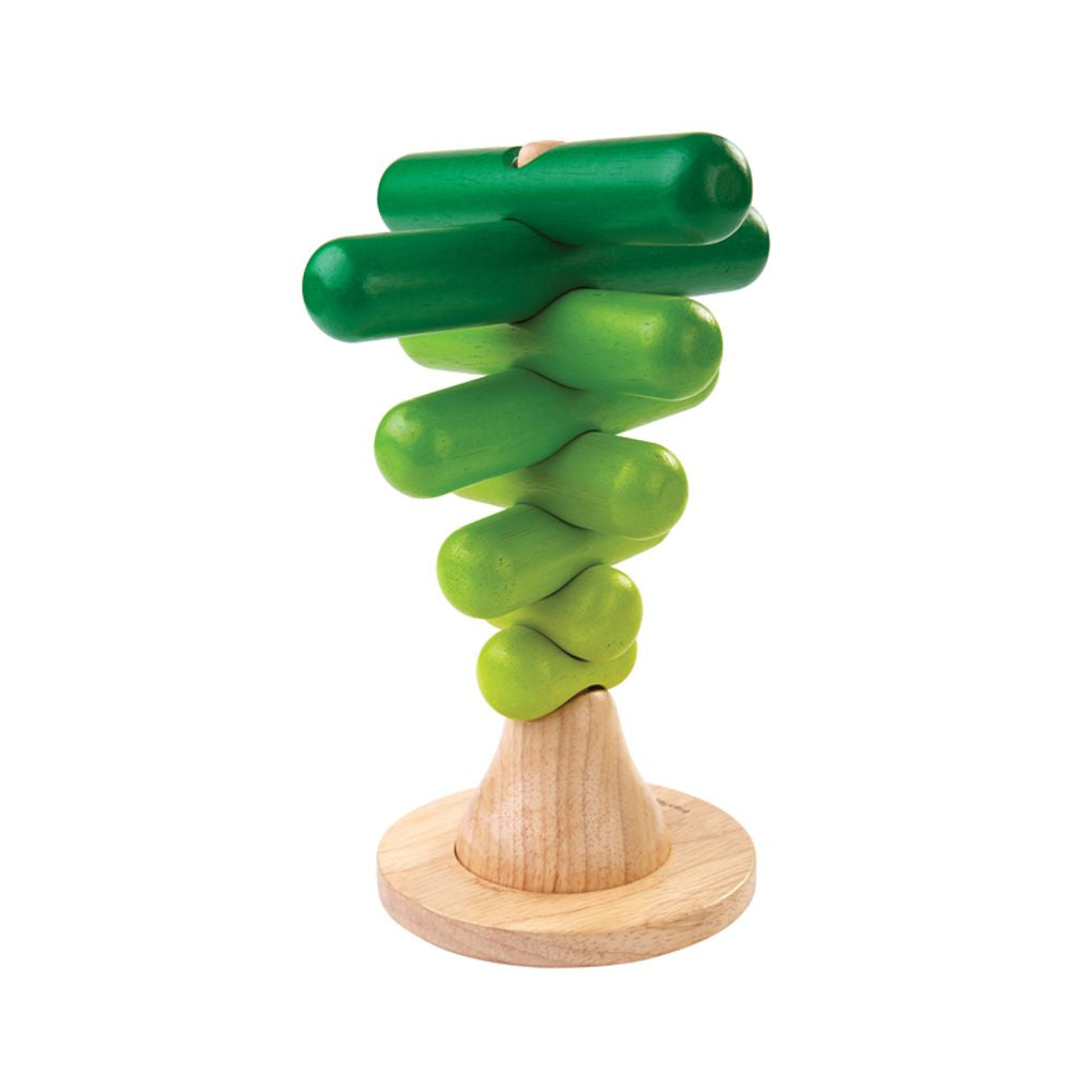 PlanToys Stacking Tree wooden toy ของเล่นไม้แปลนทอยส์ เรียงต้นไม้ ของเล่นฝึกทักษะ สำหรับอายุ 2 ปีขึ้นไป