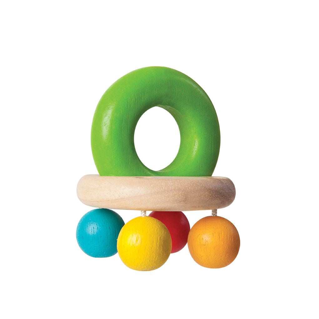 PlanToys Bell Rattle wooden toy ของเล่นไม้แปลนทอยส์ ระฆังกุ๊งกิ๊ง ประเภทของเล่นเด็กอ่อน สำหรับอายุ 0-6 เดือน