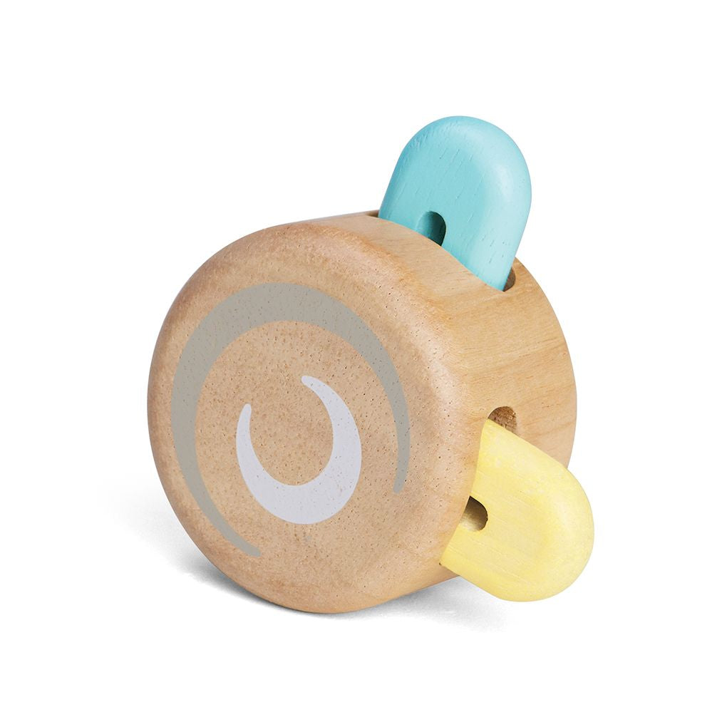 PlanToys pastel Peek-A-Boo Roller wooden toy ของเล่นไม้แปลนทอยส์ ลูกกลิ้งสลับสี ประเภทของเล่นเด็กอ่อน สำหรับอายุ 6 เดือนขึ้นไป