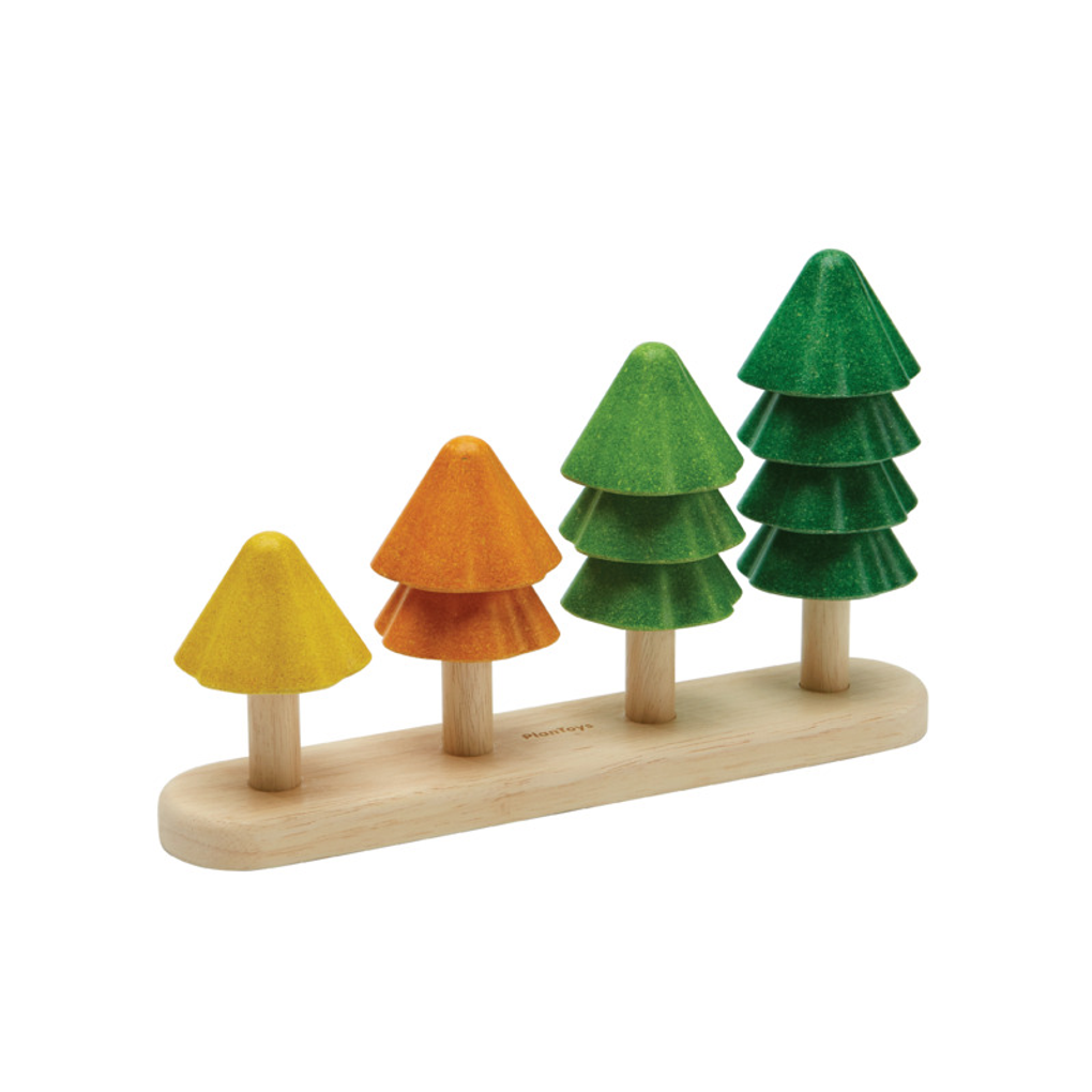 PlanToys Sort & Count Trees wooden toy ของเล่นไม้แปลนทอยส์ ต้นไม้นับเรียง ของเล่นฝึกทักษะ สำหรับอายุ 18 เดือนขึ้นไป
