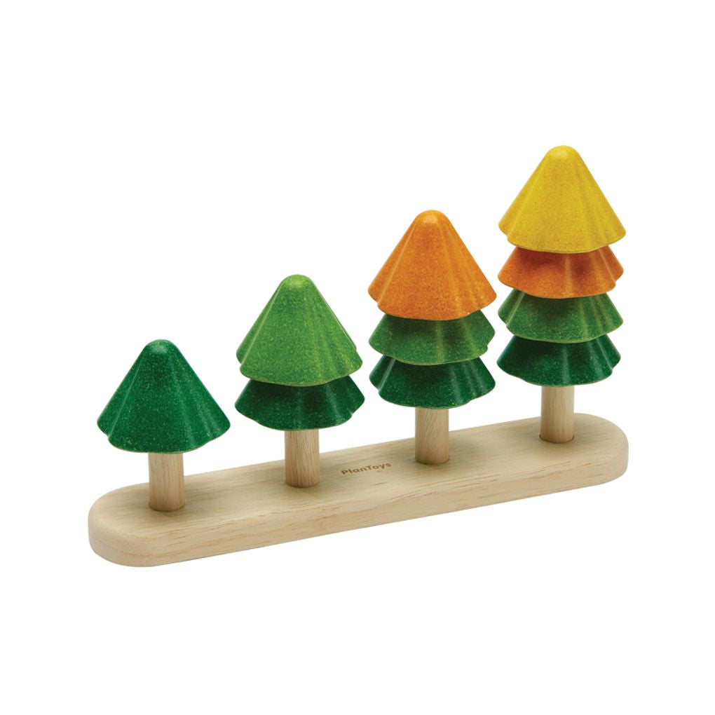 PlanToys Sort & Count Trees wooden toy ของเล่นไม้แปลนทอยส์ ต้นไม้นับเรียง ของเล่นฝึกทักษะ สำหรับอายุ 18 เดือนขึ้นไป