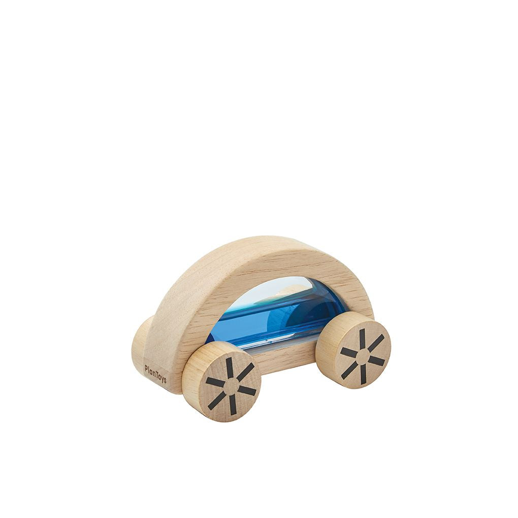 PlanToys Wautomobile wooden toy ของเล่นไม้แปลนทอยส์ รถบล็อกโค้งน้ำ ประเภทของเล่นชวนเคลื่อนไหว สำหรับอายุ 18 เดือนขึ้นไป