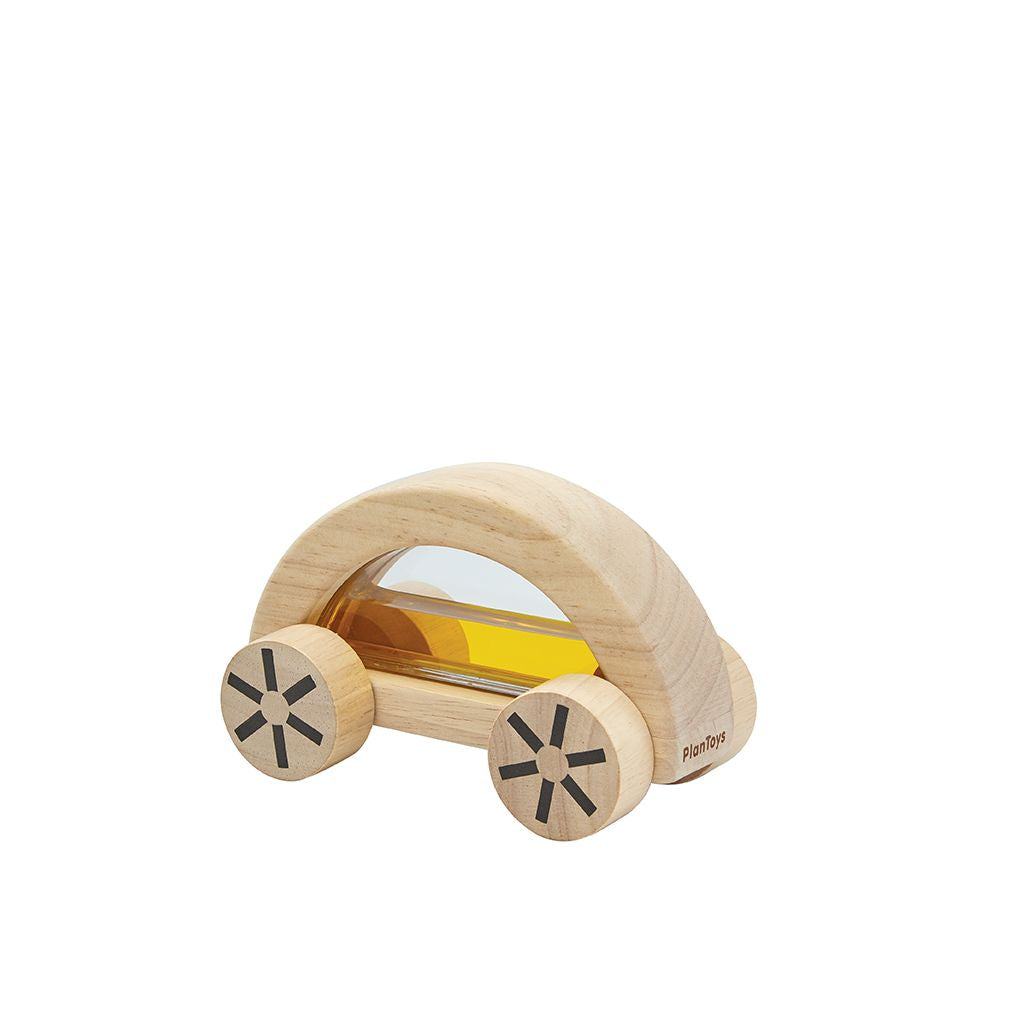 PlanToys Wautomobile wooden toy ของเล่นไม้แปลนทอยส์ รถบล็อกโค้งน้ำ ประเภทของเล่นชวนเคลื่อนไหว สำหรับอายุ 18 เดือนขึ้นไป