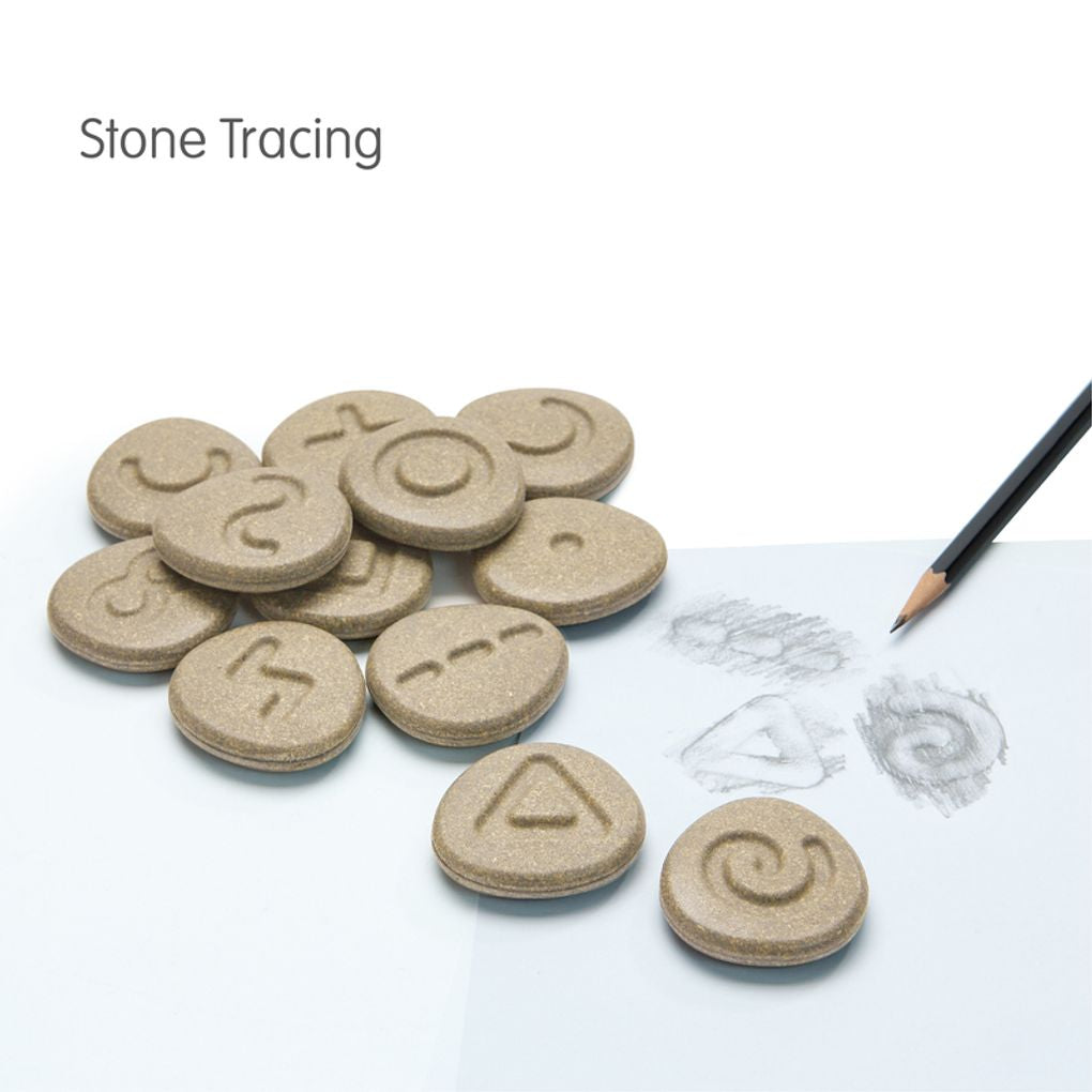 PlanToys Tactile Stone wooden toy ของเล่นไม้แปลนทอยส์ หินแทคไทล์ ประเภทเกมฝึกคิด สำหรับอายุ 2 ปีขึ้นไป