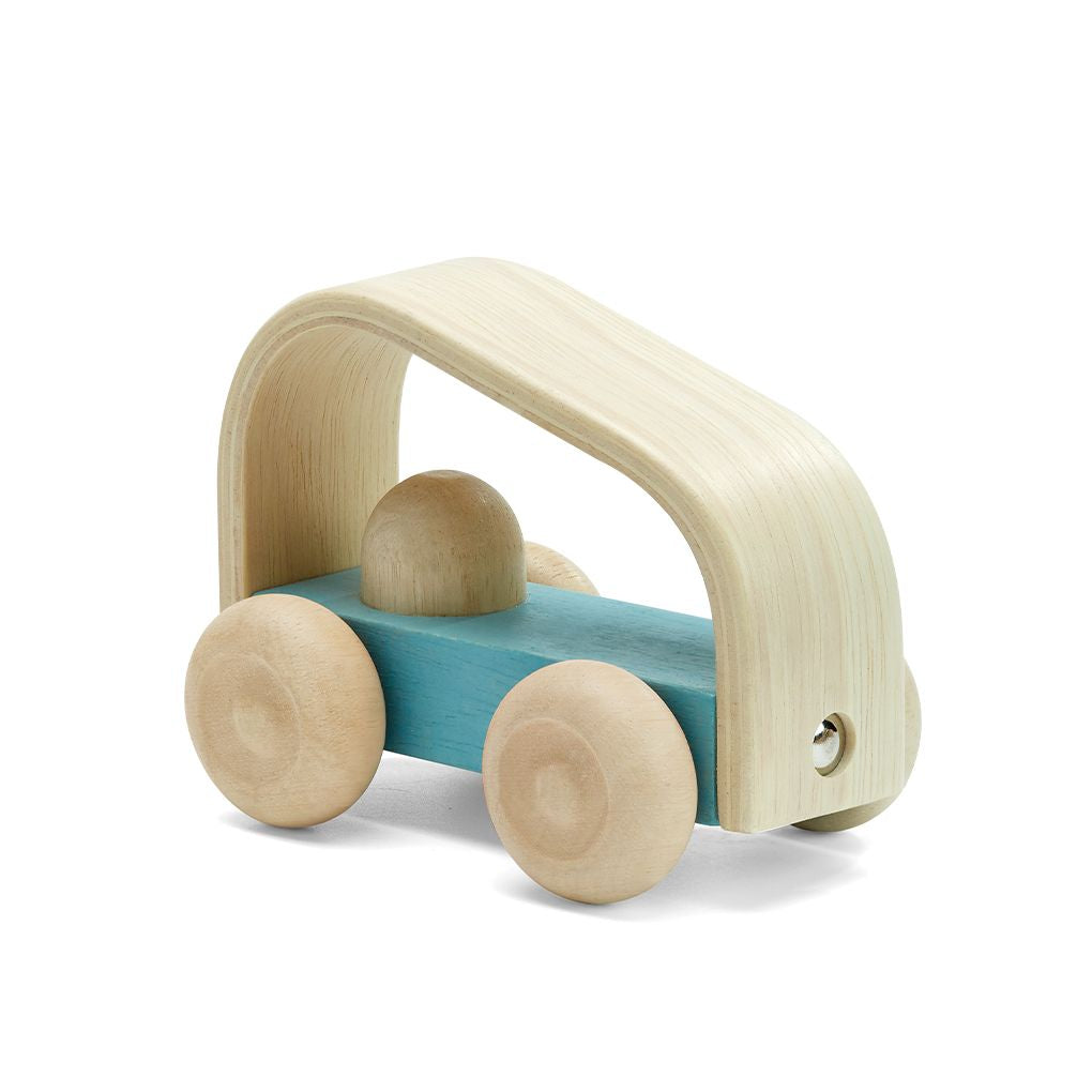 PlanToys Vroom Car wooden toy ของเล่นไม้แปลนทอยส์ รถวีรูม ประเภทของเล่นชวนเคลื่อนไหว สำหรับอายุ 12 เดือนขึ้นไป