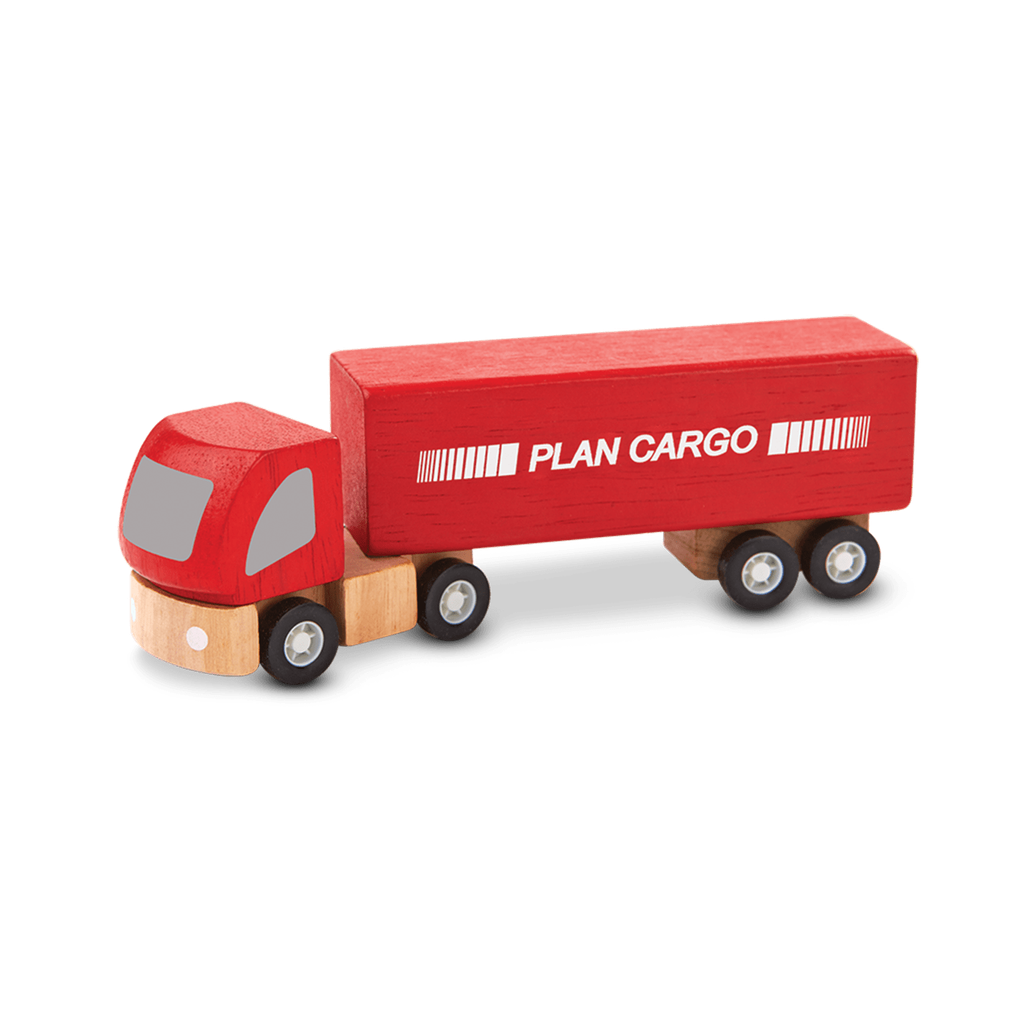 PlanToys Cargo Truck wooden toy ของเล่นไม้แปลนทอยส์ รถบรรทุกสินค้า ประเภทบทบาทสมมุติ สำหรับอายุ 3 ปีขึ้นไป