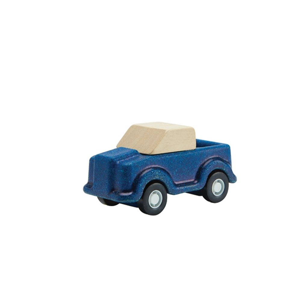 PlanToys blue Truck wooden toy ของเล่นไม้แปลนทอยส์ รถบรรทุก ประเภทบทบาทสมมุติ สำหรับอายุ 3 ปีขึ้นไป