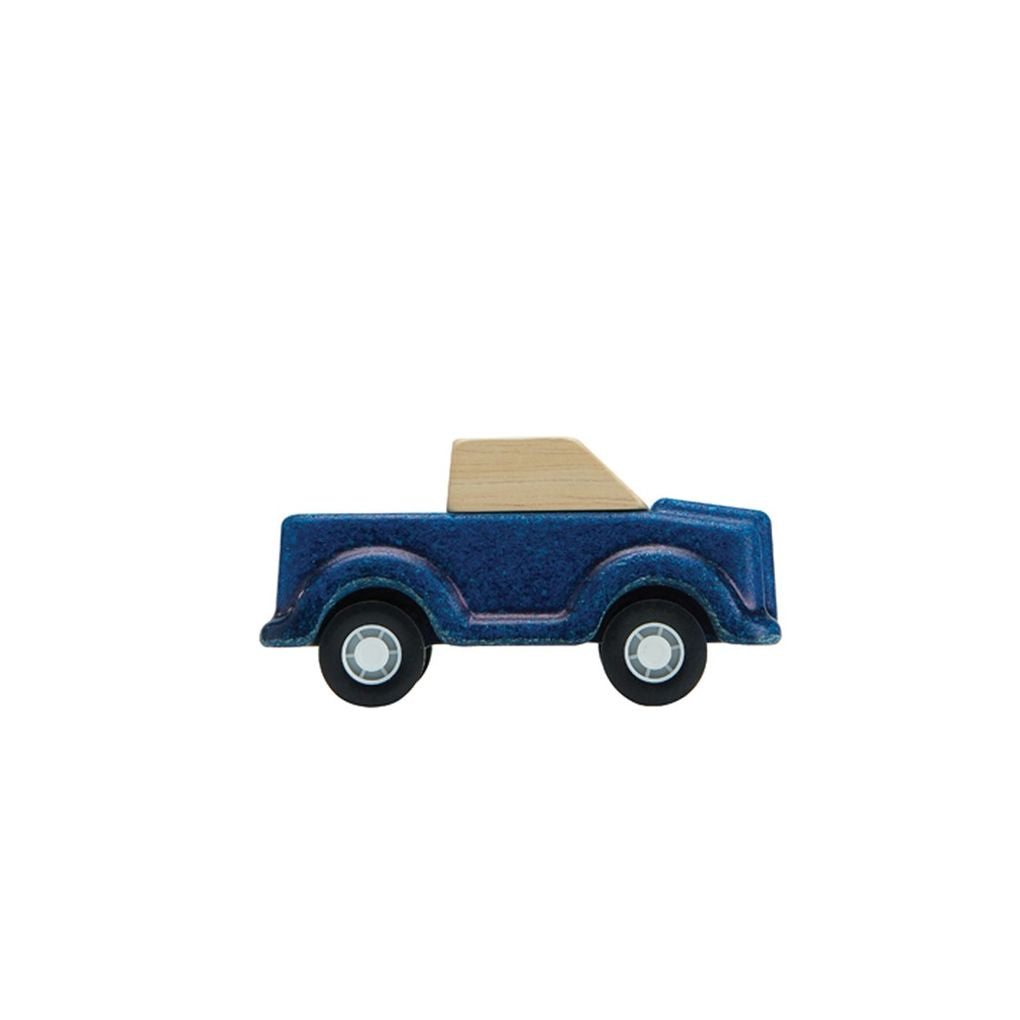 PlanToys blue Truck wooden toy ของเล่นไม้แปลนทอยส์ รถบรรทุก ประเภทบทบาทสมมุติ สำหรับอายุ 3 ปีขึ้นไป