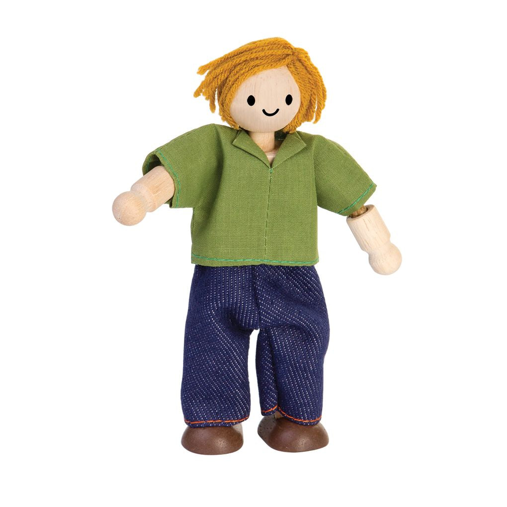 PlanToys Farmer wooden toy ของเล่นไม้แปลนทอยส์ ชาวนา ประเภทบ้านตุ๊กตา สำหรับอายุ 3 ปีขึ้นไป