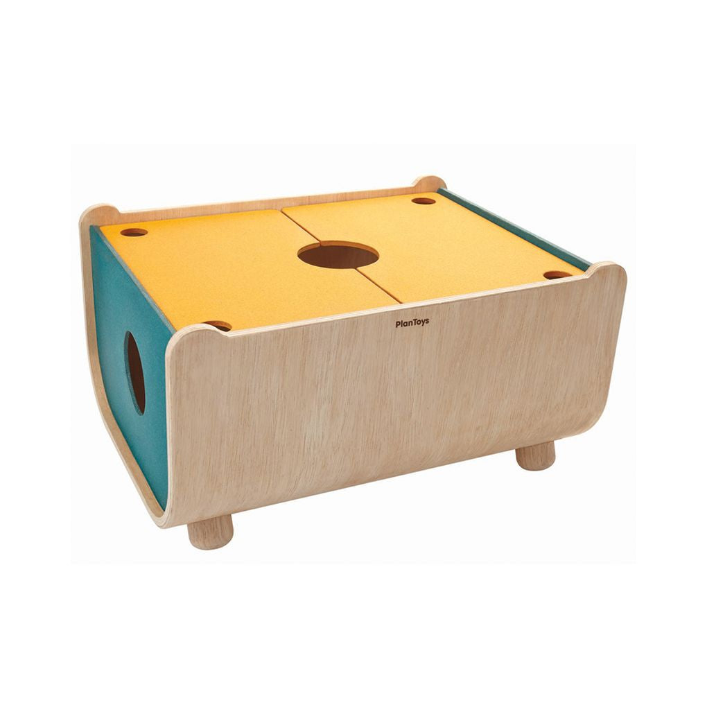 PlanToys Toy Chest wooden material ของใช้ไม้แปลนทอยส์ กล่องเก็บของ สำหรับอายุ 3 ปีขึ้นไป